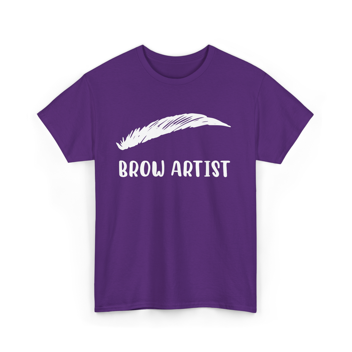 Brow Artist Eyebrow Makeup Beauty T-Shirt - Purple