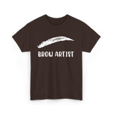 Brow Artist Eyebrow Makeup Beauty T-Shirt - Dark Chocolate