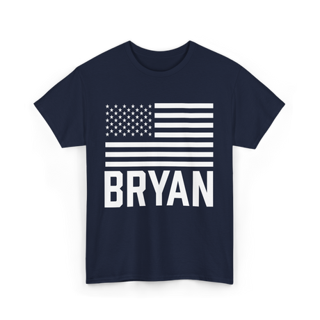 Bryan Name Birthday Celebration T-Shirt - Navy