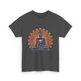 Buddha Statue Meditation Buddhism Zen T-Shirt - Dark Heather