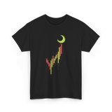 Bull Market Chart Crypto T-Shirt - Black