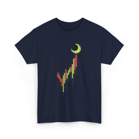 Bull Market Chart Crypto T-Shirt - Navy