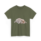 Bunny Lover Rabbit T-Shirt - Military Green