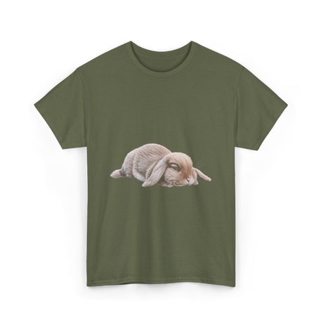 Bunny Lover Rabbit T-Shirt - Military Green