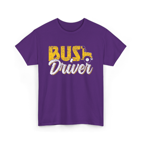 Bus Driver Driver Operator T-Shirt - Purple