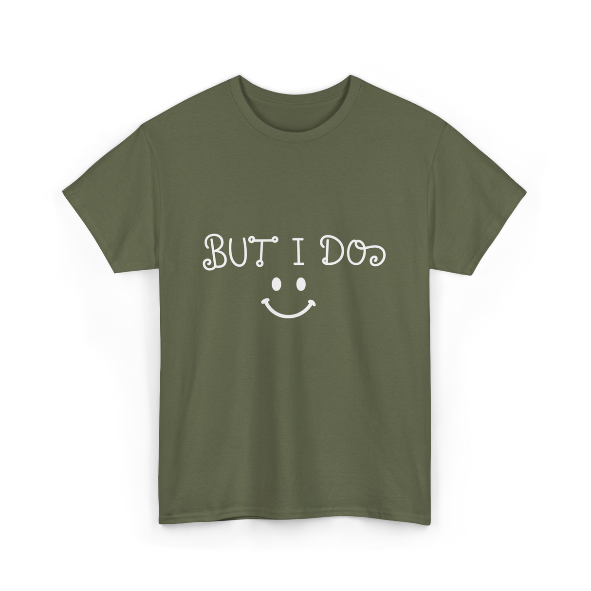 But I Do Cute Couple T-Shirt - Military Green