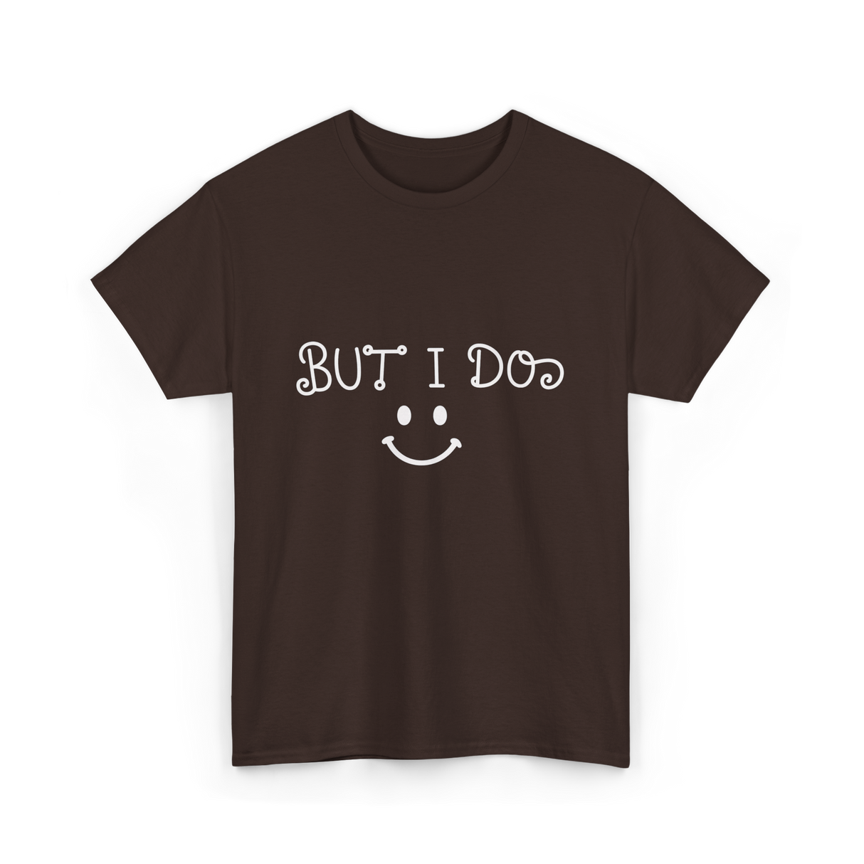 But I Do Cute Couple T-Shirt - Dark Chocolate