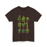 Cacti Collection Cactus T-Shirt - Dark Chocolate