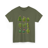 Cacti Collection Cactus T-Shirt - Military Green