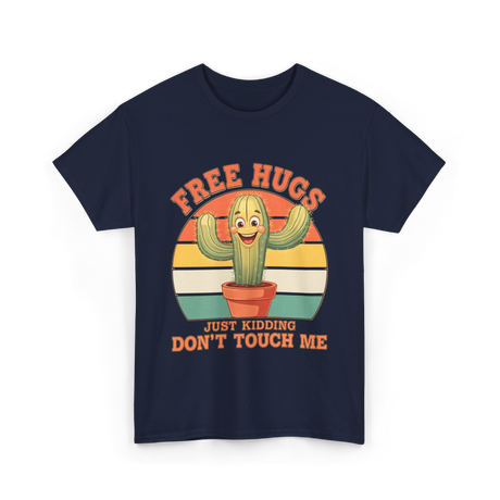 Cactus Humor T-Shirt - Navy