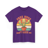 Cactus Humor T-Shirt - Purple