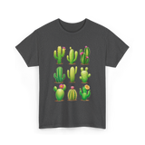 Cactus Plants Cactus Greenery T-Shirt - Dark Heather