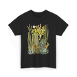 Cactus Succulent Plants Botany T-Shirt - Black