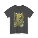 Cactus Succulent Plants Botany T-Shirt - Dark Heather