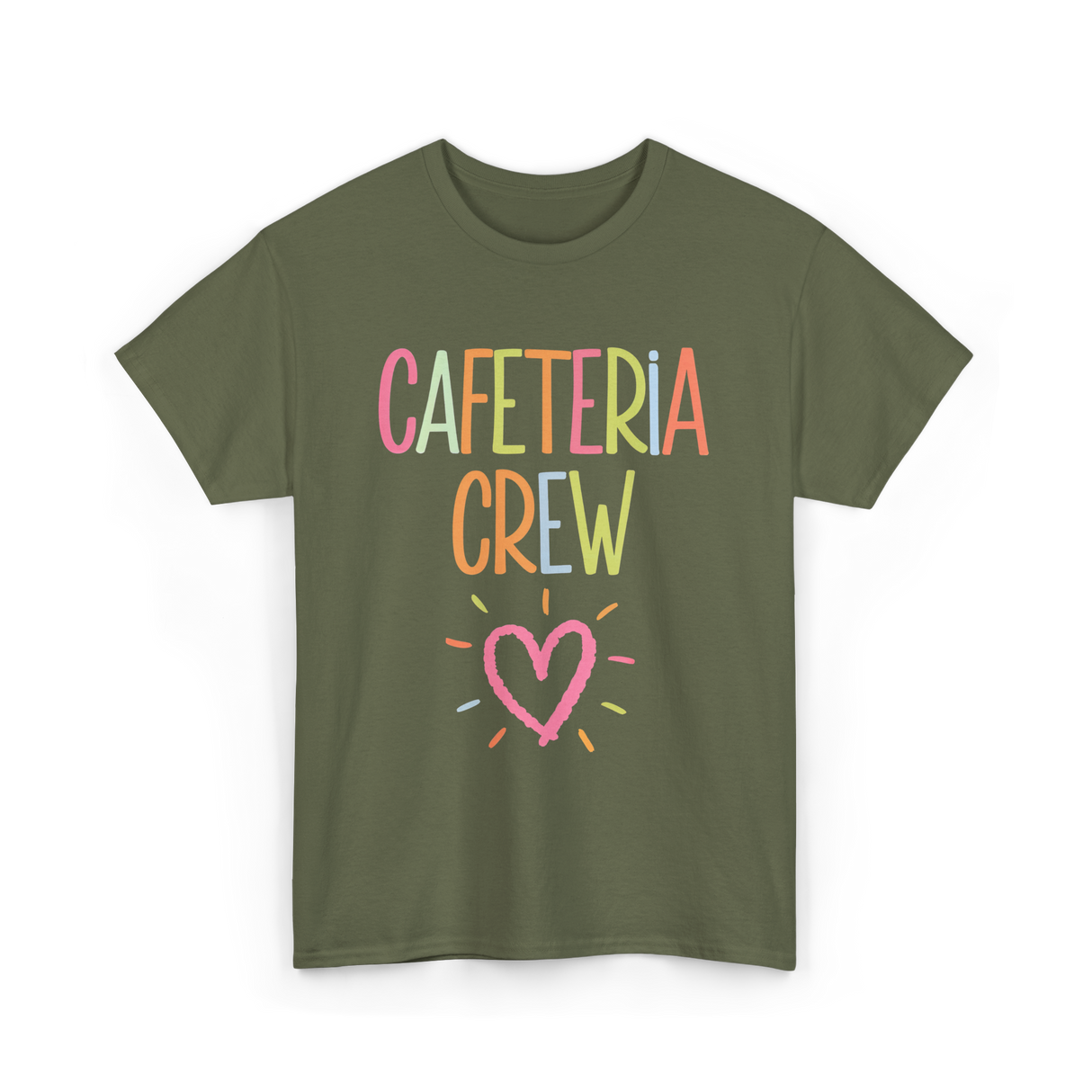 Cafeteria Crew Cafeteria Cook T-Shirt - Military Green