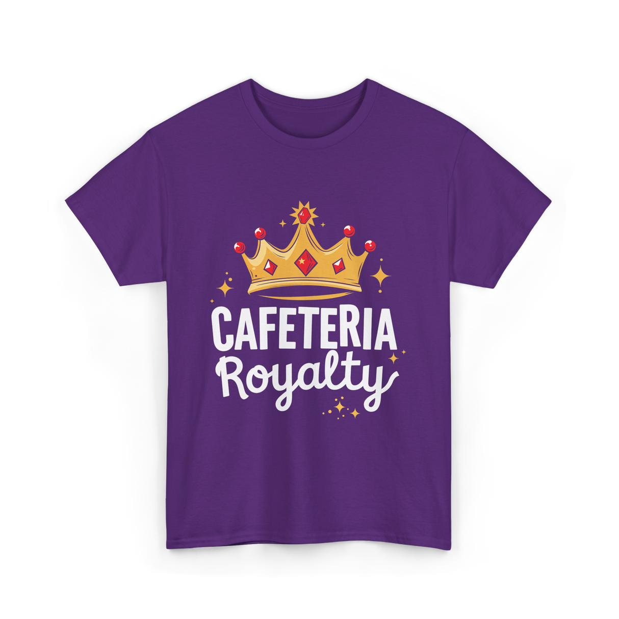 Cafeteria Royalty Cafeteria Volunteer T-Shirt - Purple