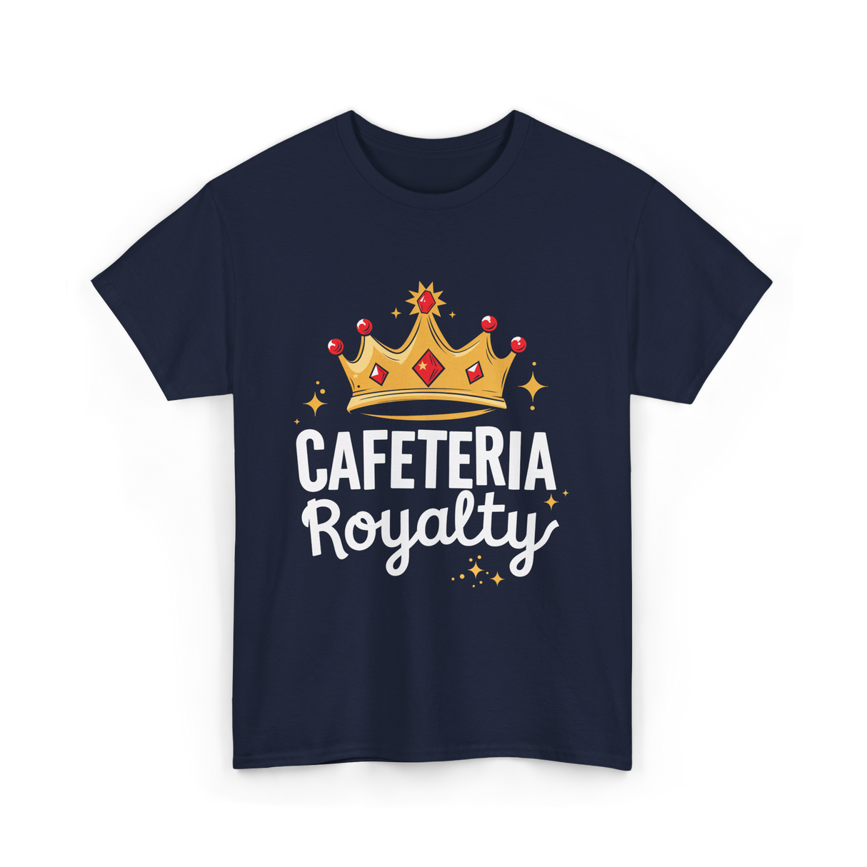 Cafeteria Royalty Cafeteria Volunteer T-Shirt - Navy