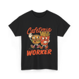 Cafeteria Worker Food T-Shirt - Black