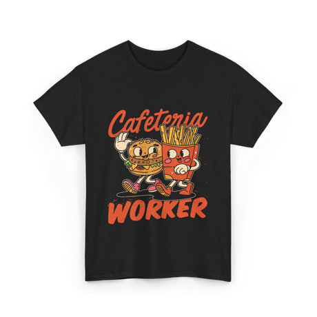 Cafeteria Worker Food T-Shirt - Black