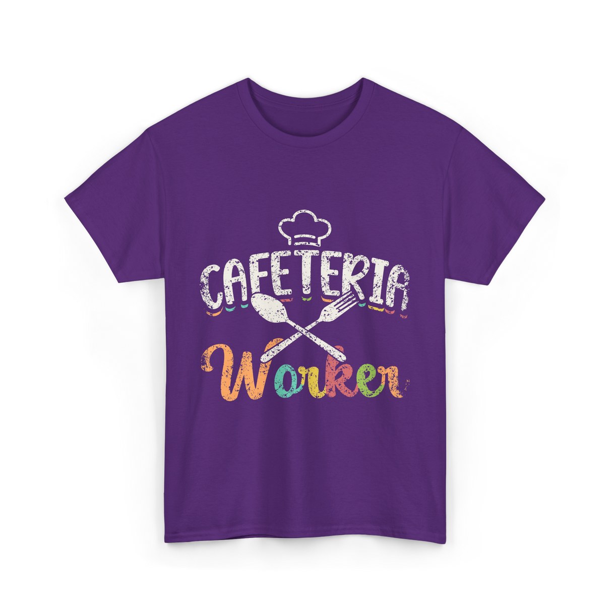 Cafeteria Worker Kitchen Staff T-Shirt - Purple