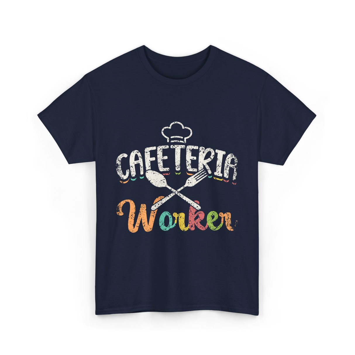 Cafeteria Worker Kitchen Staff T-Shirt - Navy