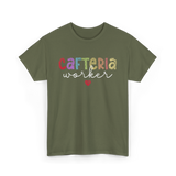 Cafeteria Worker Lunch Worker T-Shirt - Military Green