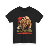 California Bear California Wildlife T-Shirt - Black