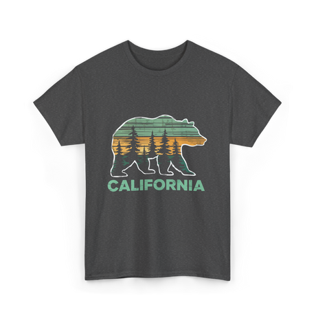 California Bear Vintage Nature T-Shirt - Dark Heather
