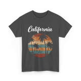 California Palm Trees Nature T-Shirt - Dark Heather