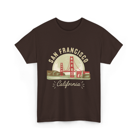 California T-Shirt - Dark Chocolate