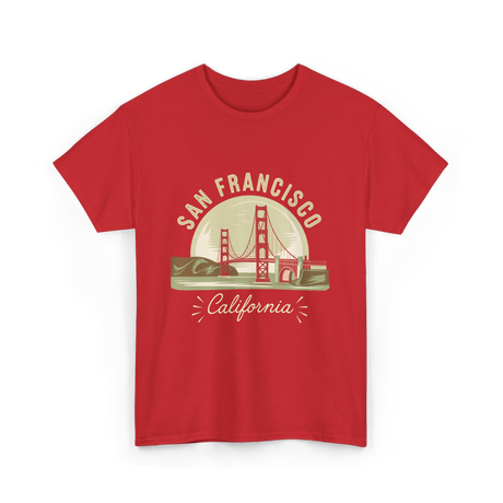 California T-Shirt - Red