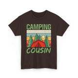 Camping Cousin Camping Outdoors T-Shirt - Dark Chocolate