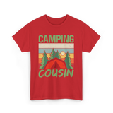 Camping Cousin Camping Outdoors T-Shirt - Red