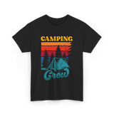 Camping Crew Campers Camping T-Shirt - Black