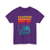 Camping Crew Campers Camping T-Shirt - Purple