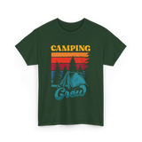 Camping Crew Campers Camping T-Shirt - Forest Green