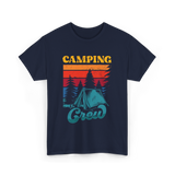 Camping Crew Campers Camping T-Shirt - Navy