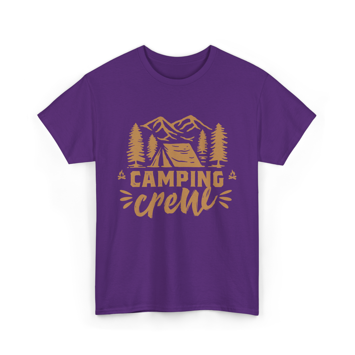 Camping Crew Camping Camper T-Shirt - Purple