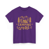 Camping Crew Camping Camper T-Shirt - Purple