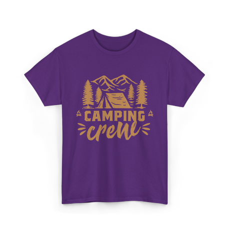 Camping Crew Camping Camper T-Shirt - Purple