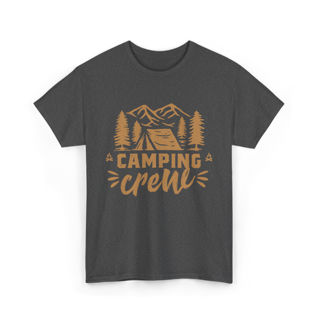 Camping Crew Camping Camper T-Shirt - Dark Heather