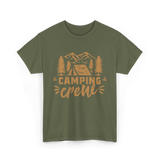 Camping Crew Camping Camper T-Shirt - Military Green