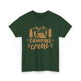 Camping Crew Camping Camper T-Shirt - Forest Green