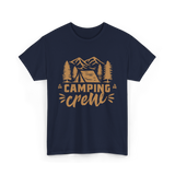 Camping Crew Camping Camper T-Shirt - Navy