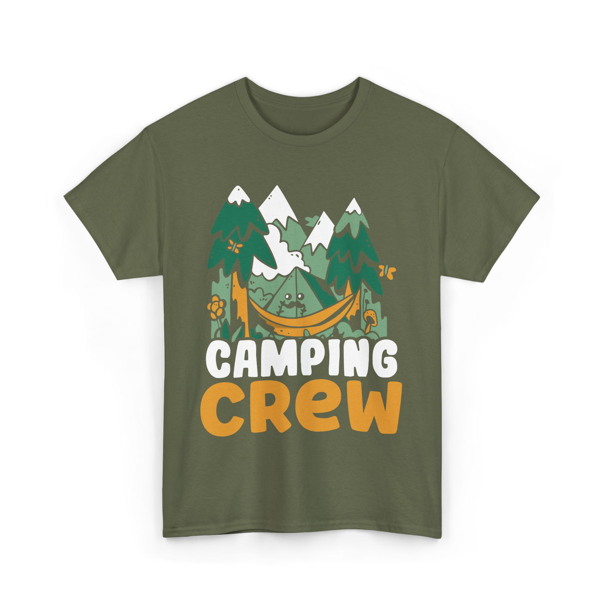 Camping Crew Camping Crew T-Shirt - Military Green