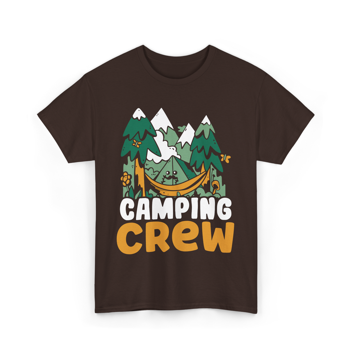 Camping Crew Camping Crew T-Shirt - Dark Chocolate