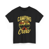 Camping Crew Campsite Camper T-Shirt - Black