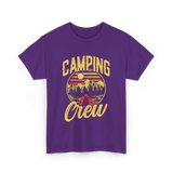 Camping Crew Campsite Camper T-Shirt - Purple