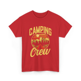 Camping Crew Campsite Camper T-Shirt - Red