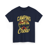 Camping Crew Campsite Camper T-Shirt - Navy